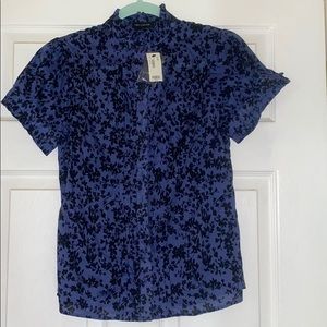 The Limited purple with black blouse